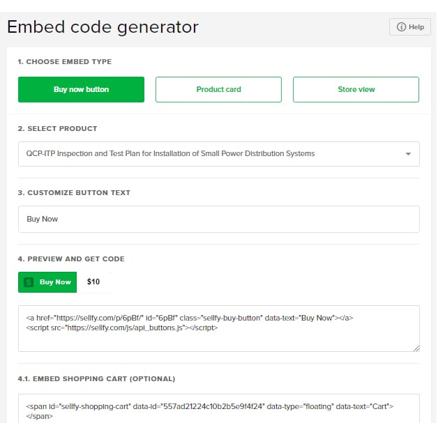 Embed Your Sellfy Store To Your Website