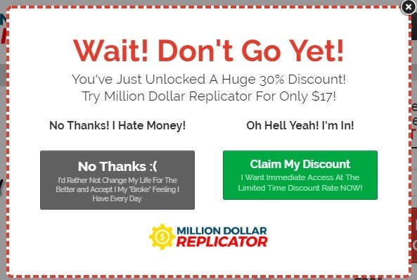 Million Dollar Replicator Cost & Discount