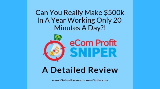 eCom Profit Sniper Review - Is It Legit Or A Scam?