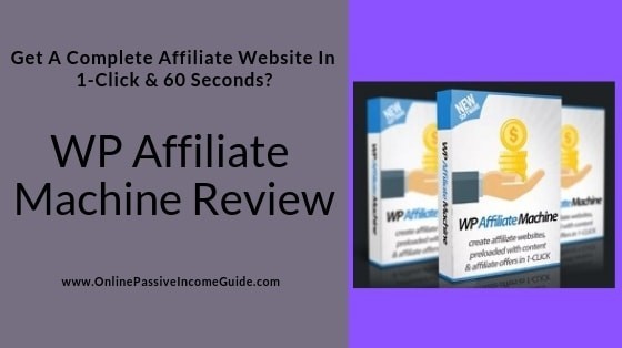 WP Affiliate Machine Software Review