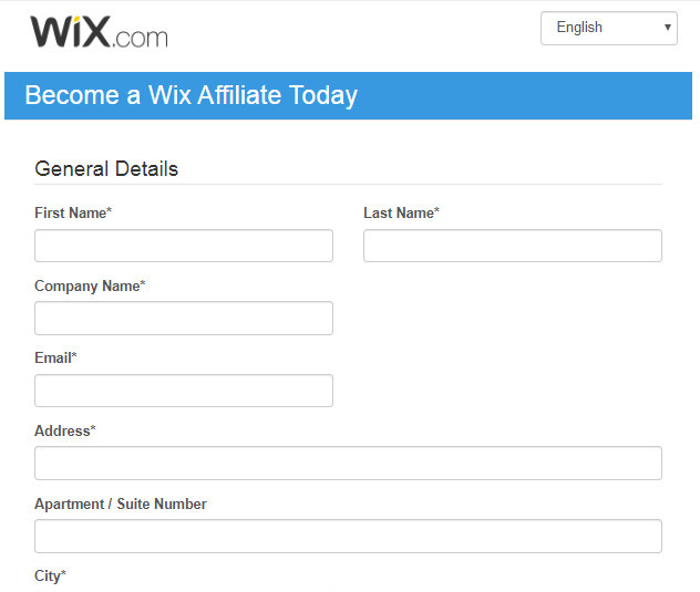 Join Wix Affiliate Program